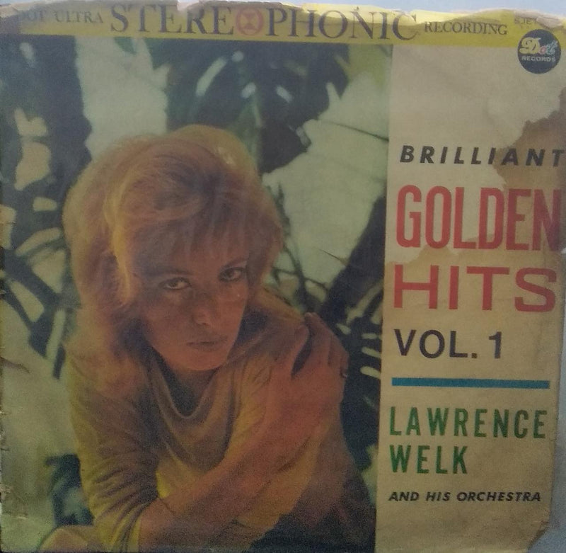 "Brilliant Golden Hits Vol. 1 Lawrence Welk" — LP vinyl record cover