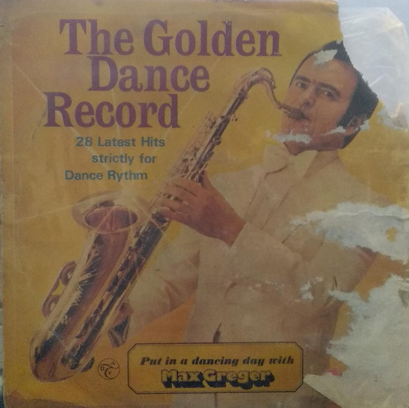 "The Golden Dance Record Max Greger" — LP vinyl record cover