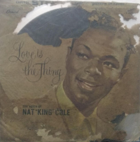 "LOVE IS THE THING NAT KING COLE" English vinyl LP