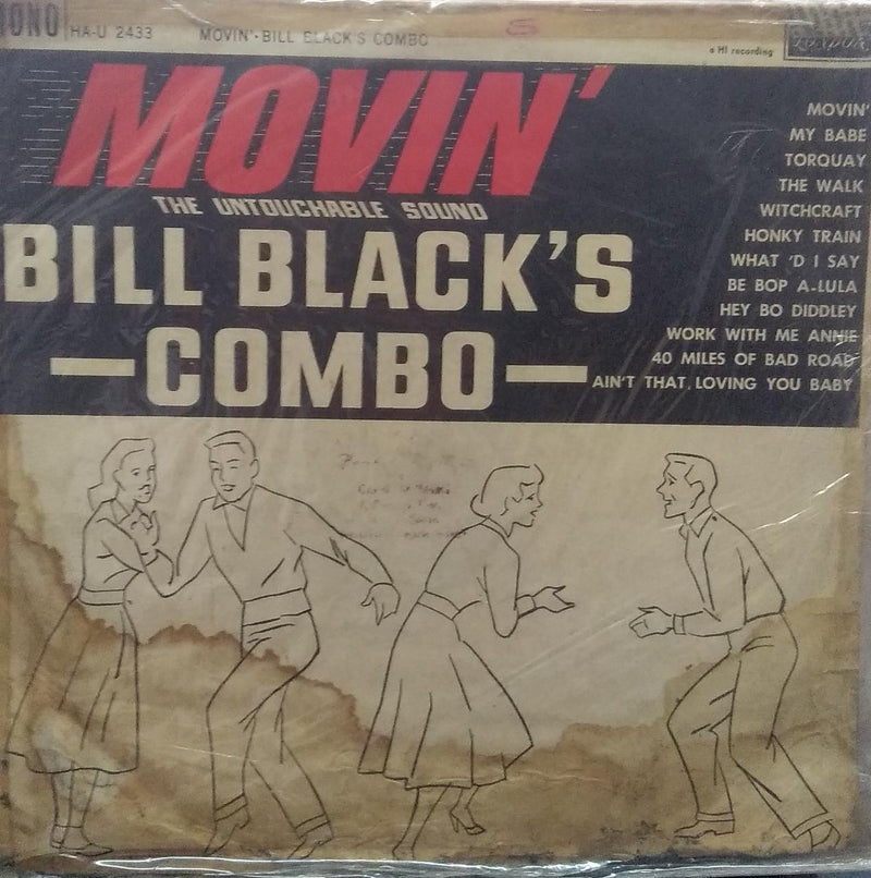 "Movin Bill Black'S Combo" — LP vinyl record cover