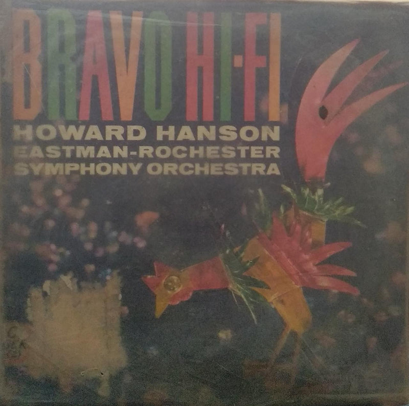 "Bravo Hi-Fi Howard Hanson Conducting The Eastman-Rochester Orchestra" — LP vinyl record cover