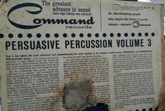 "PERSUASIVE PERCUSSION VOLUME 3" English vinyl LP