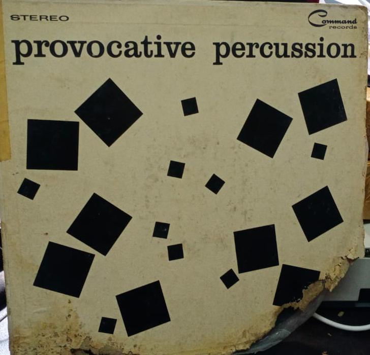 "Provocative Percussion" — LP vinyl record cover