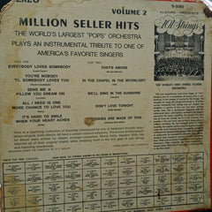 "MILLION SELLER HITS VOL.2" English vinyl LP