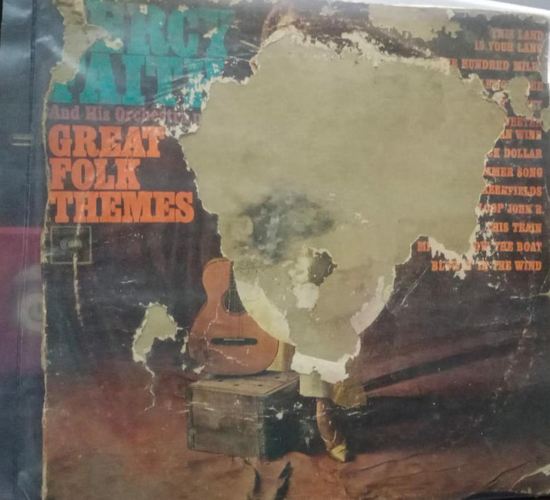 "Percy Faith And His Orchestra Plays Great Folk Themes" — LP vinyl record cover