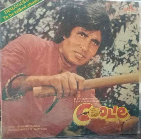 "COOLIE (DIALOGUES)" Hindi vinyl LP