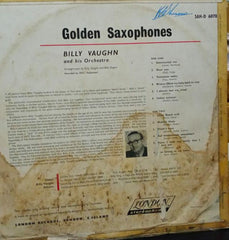 "GOLDEN SAXOPHONES BILLY VAUGHN AND HIS ORCHESTRA" English vinyl LP