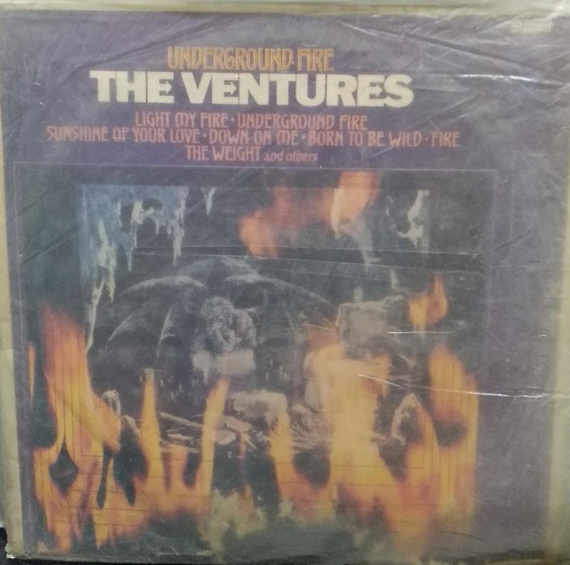"Underground Fire The Ventures" — LP vinyl record cover