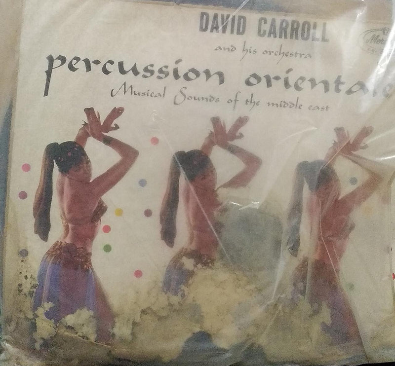 "Percussion Orientale David Carroll And His Orchestra" — LP vinyl record cover