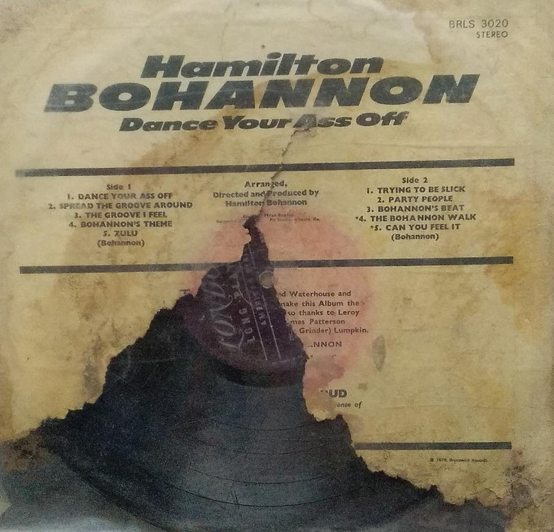 "Hamilton Bohannon Dance Your Ass Off" — LP vinyl record cover