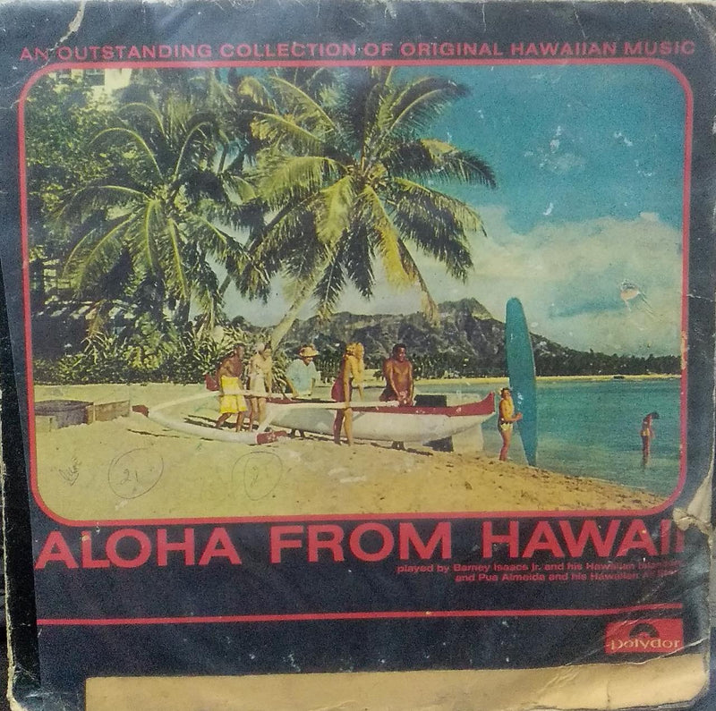 "Aloha From Hawaii" — LP vinyl record cover