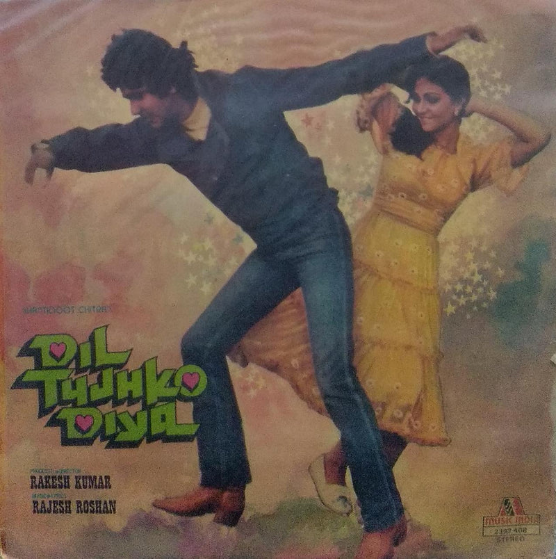 "Dil Tujhko Diya" — Bollywood LP vinyl record cover
