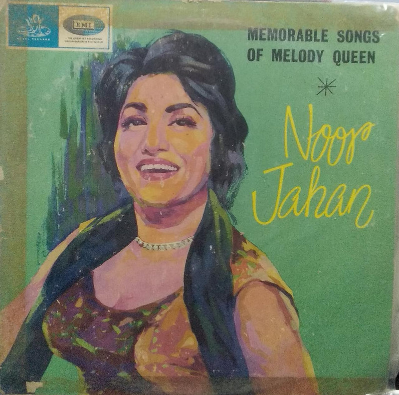 "Memorable Songs Of Melody Queen Noor Jahan" — Bollywood LP vinyl record cover