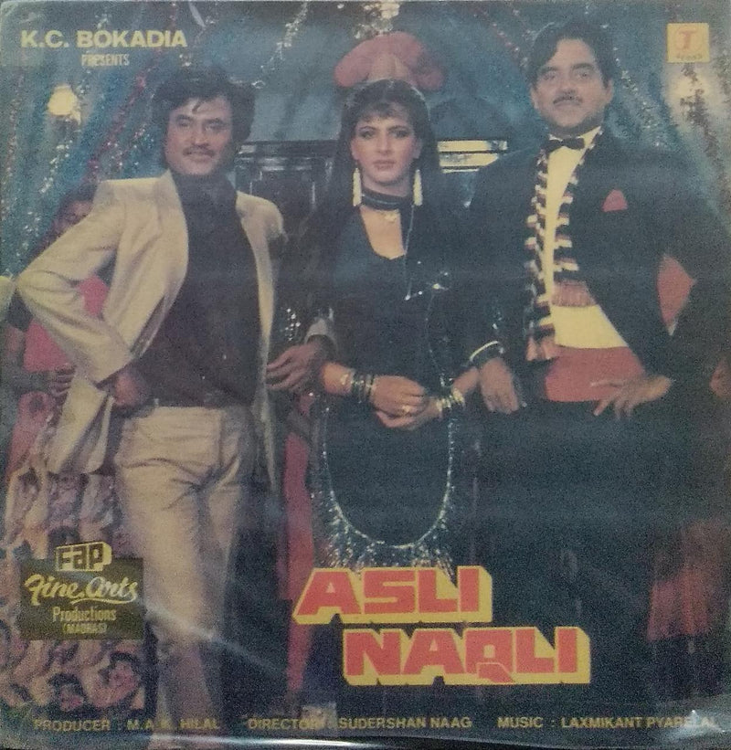 "Asli Naqli" — Bollywood LP vinyl record cover
