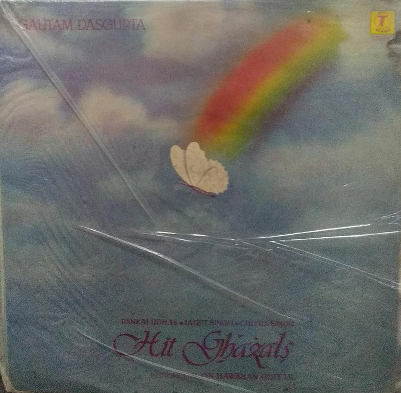 "Hit Ghazals Gautam Dasgupta" — Ghazal LP vinyl record cover