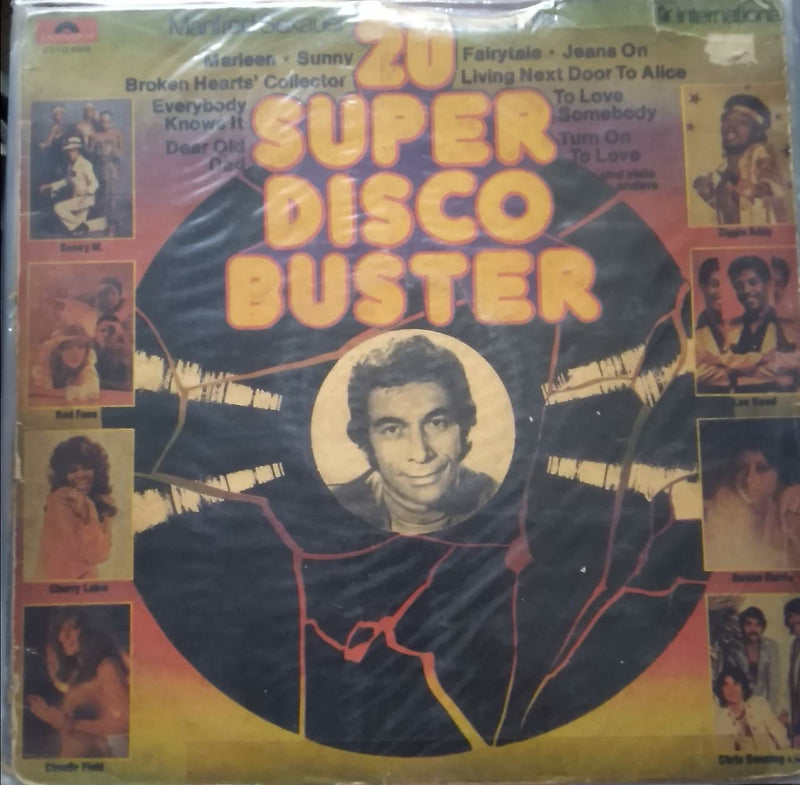 "20 Super Disco Buster" — Bollywood LP vinyl record cover