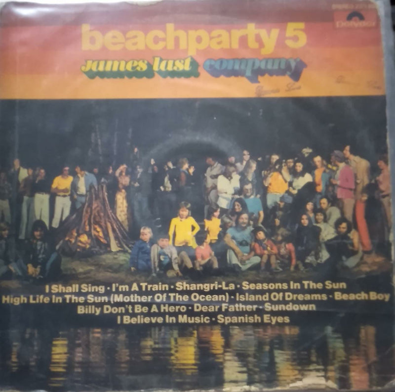 "Beach Party 5 James Last Company" — LP vinyl record cover