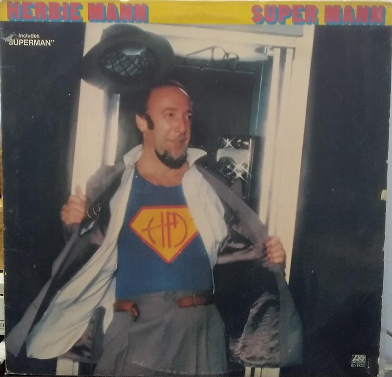 "Herbie Mann Super Mann" — LP vinyl record cover