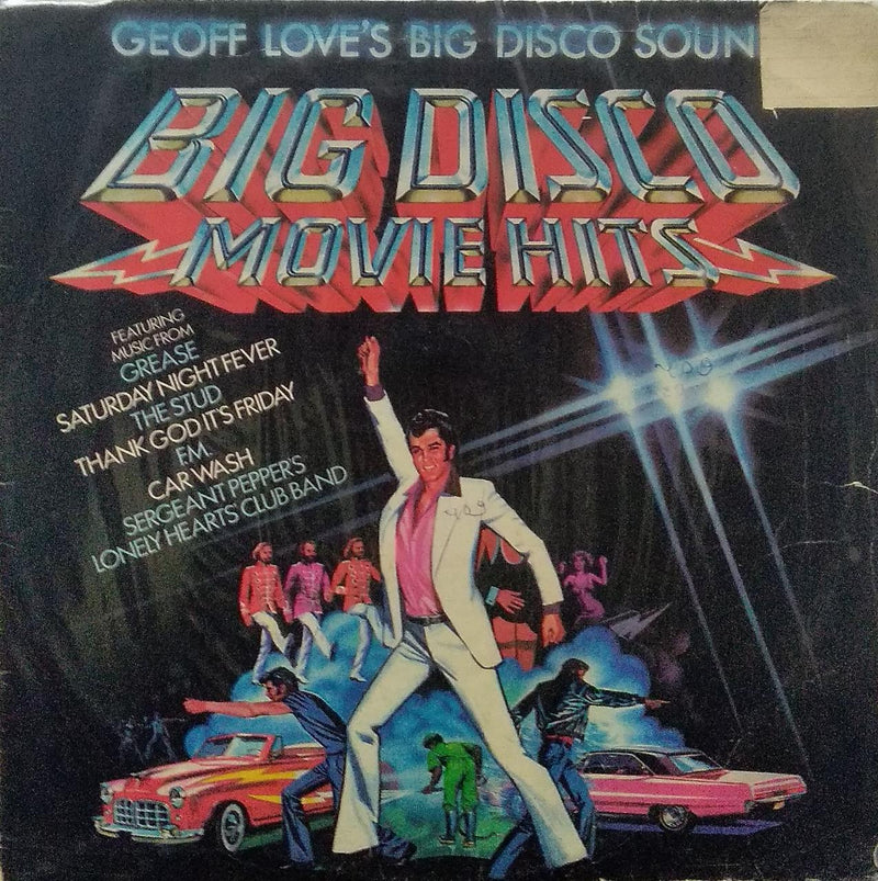 "Big Disco Movie Hits" — disco LP vinyl record cover