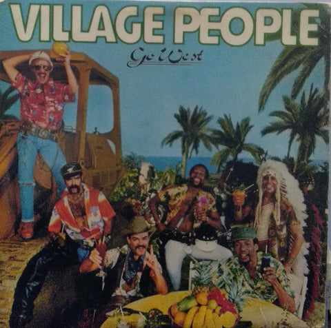 "VILLAGE PEOPLE GO WEST" English vinyl LP