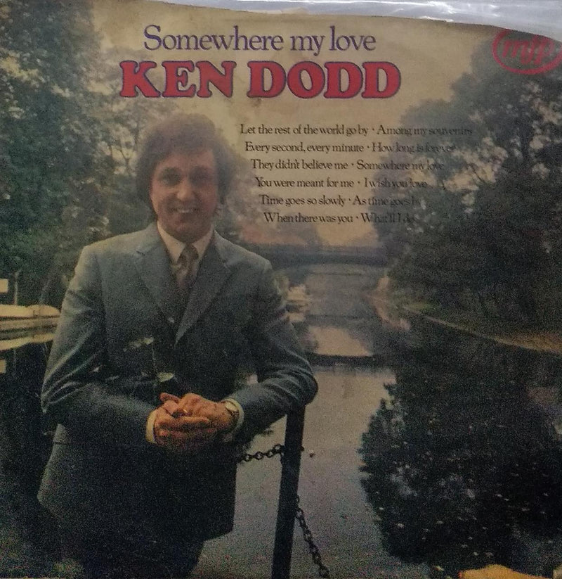 "Somewhere My Love Ken Dodd" — LP vinyl record cover
