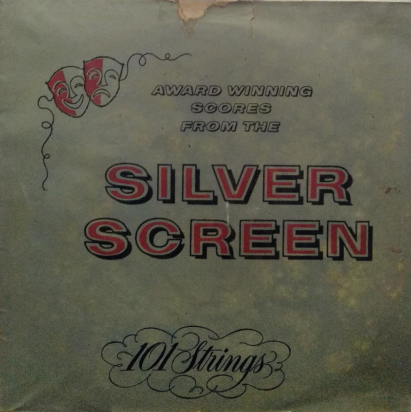 "Award Winning Scores From The Silver Screen 101 Strings" — LP vinyl record cover