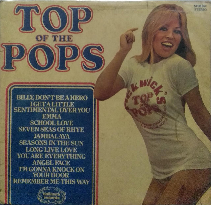 "Top Of The Pops-Volume 3 — pop EP vinyl record cover
