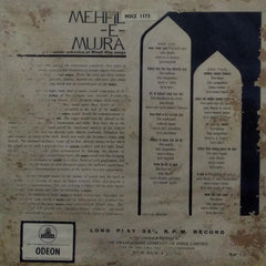 "MEHFIL-E-MUJRA" Hindi vinyl LP
