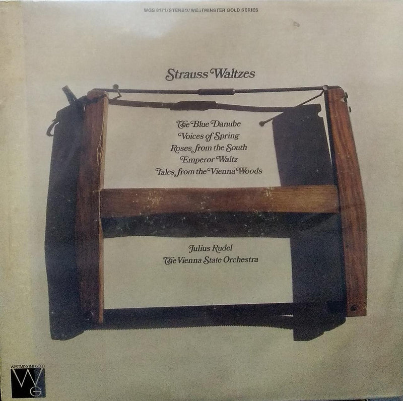 "Johann Strauss Waltzes" — LP vinyl record cover