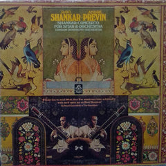 "SHANKAR: CONCERTO FOR SITAR AND ORCHESTRA(BEGINNING)" English vinyl LP