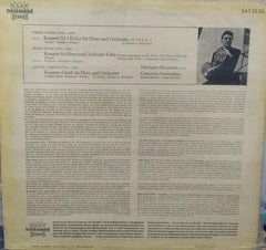 "HORNKONZERTE VON DANZI, ROSETTI & HAYDN" English vinyl LP