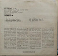 "GUSTAV HOLST:THE PLANETS ZUBIN MEHTA" English vinyl LP