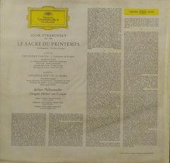 "HERBERT VON KARAJAN STRAWINSKY:LE SACRE DU PRINTEMPS" English vinyl LP