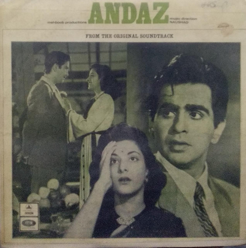"Andaz" — Bollywood LP vinyl record cover