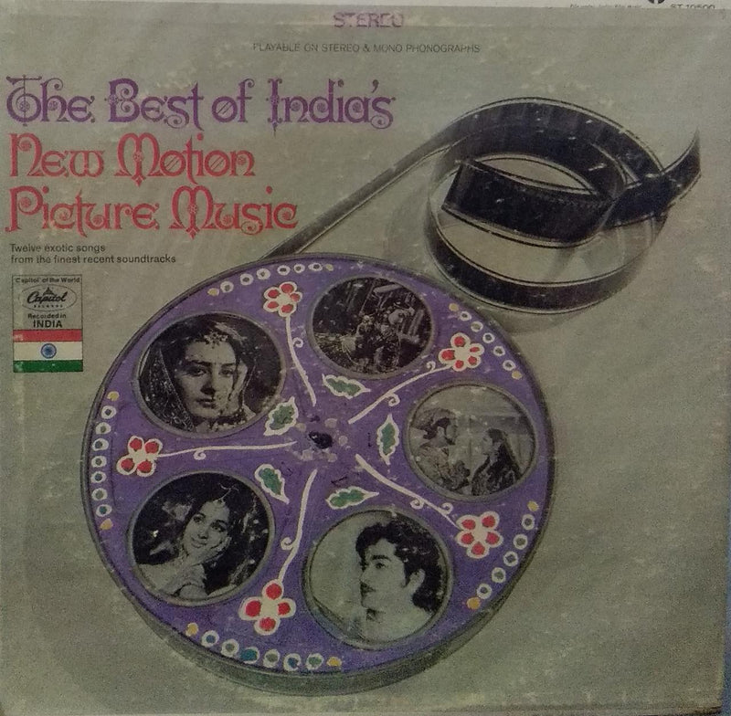 "The Best Of India'S New Motion Picture Music" — LP vinyl record cover