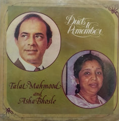 "DUELS TO REMEMBER ASHA BHOSLE & TALAT MAHMOOD" Hindi vinyl LP