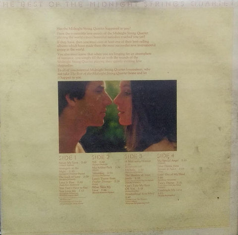 "THE BEST OF THE MIDNIGHT STRING QUARTET" English vinyl LP