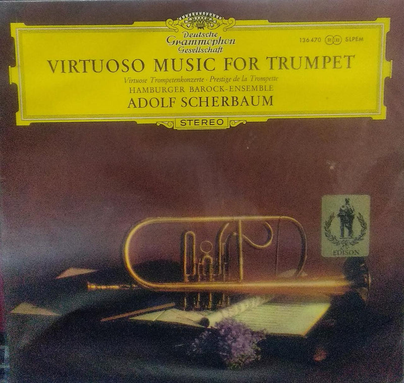 "Virtuoso Music For Trumpet" — LP vinyl record cover