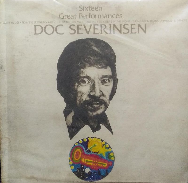 "Sixteen Great Performances Doc Severinsen" — LP vinyl record cover