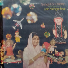 "SONGS FOR CHILDREN FROM HINDI FILMS LATA MANGESHKAR" Hindi vinyl LP