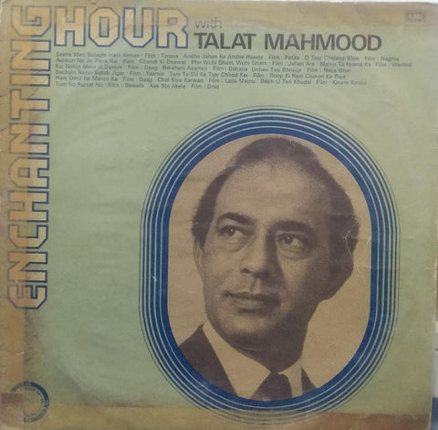 "ENCHANTING HOUR WITH TALAT MAHMOOD" English vinyl LP