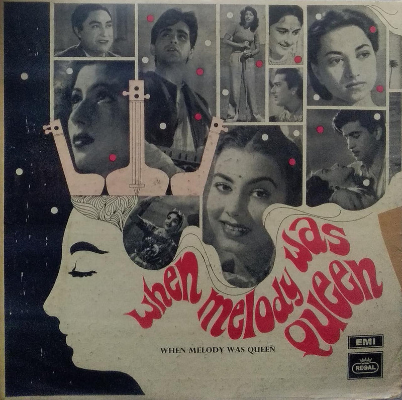"When Melody Was Queen" — Bollywood LP vinyl record cover