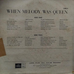 "WHEN MELODY WAS QUEEN" Hindi vinyl LP