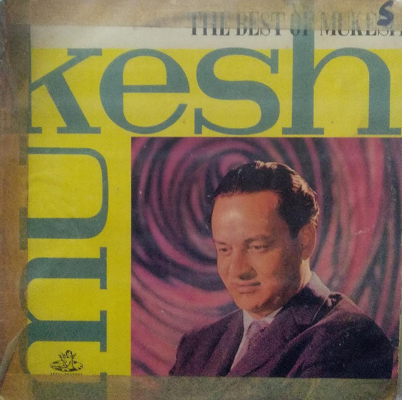 "THE BEST OF MUKESH" Hindustani — LP vinyl record cover