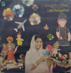 "SONGS FOR CHILDREN FROM HINDI FILMS LATA MANGESHKAR" Hindi vinyl LP