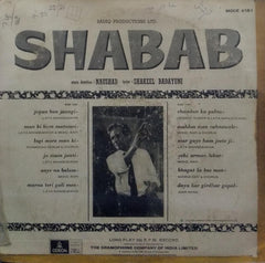 "SHABAB" Hindi vinyl LP