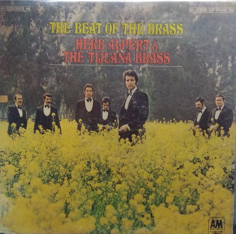 "The Beat Of The Brass Herb Alpert And The Tijuana Brass" — LP vinyl record cover