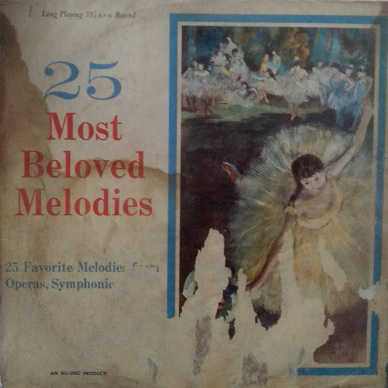 "25 Most Beloved Melodies" — LP vinyl record cover