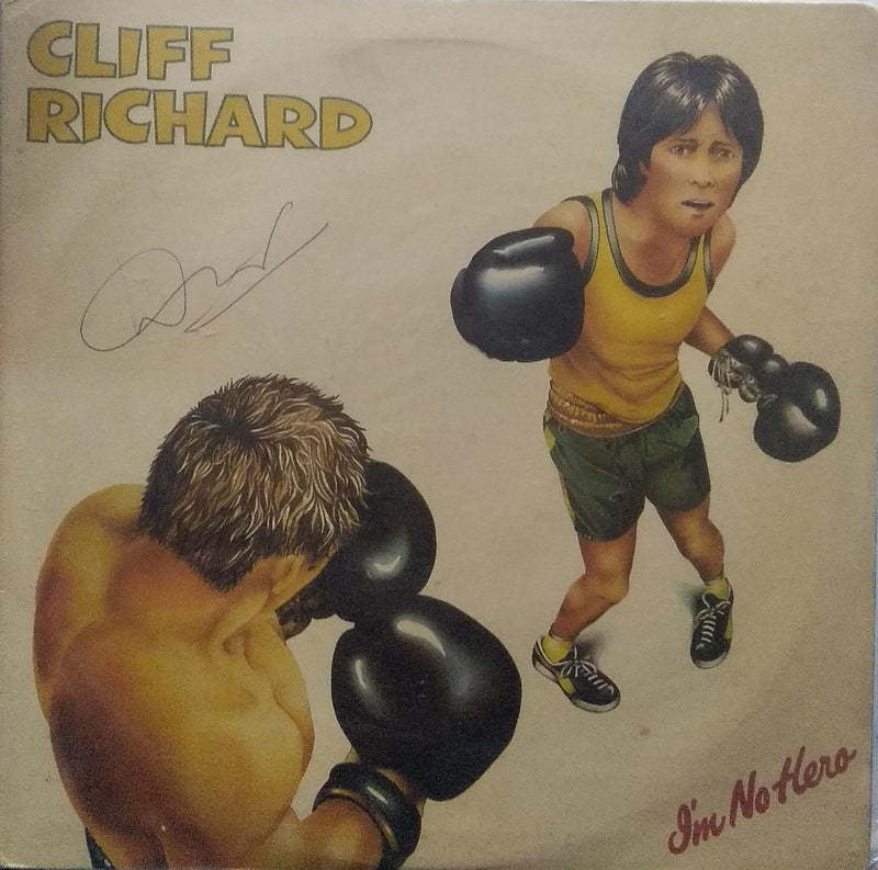 "I'M No Hero Cliff Richard" — LP vinyl record cover