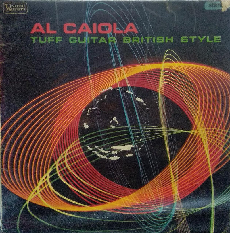 "Al Caiola Tuff Guitar British Style" — LP vinyl record cover